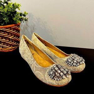 Boyce Jean Mini Wedge with Sparkles